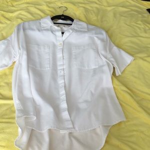 White Courier shirt Madewell